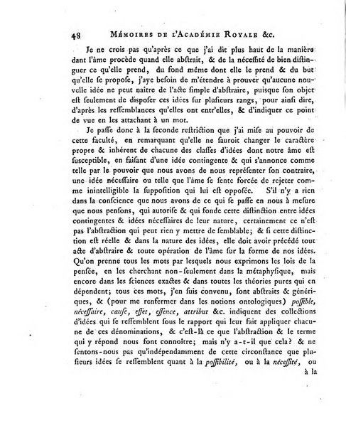 Memoires de l'Academie royale des sciences et belles lettres depuis l'avenement de Frederic Guillaume 2. au throne