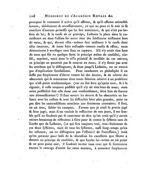 Memoires de l'Academie royale des sciences et belles lettres depuis l'avenement de Frederic Guillaume 2. au throne