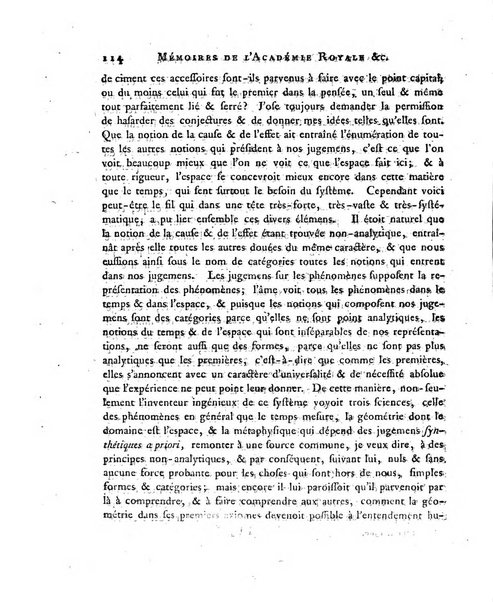 Memoires de l'Academie royale des sciences et belles lettres depuis l'avenement de Frederic Guillaume 2. au throne