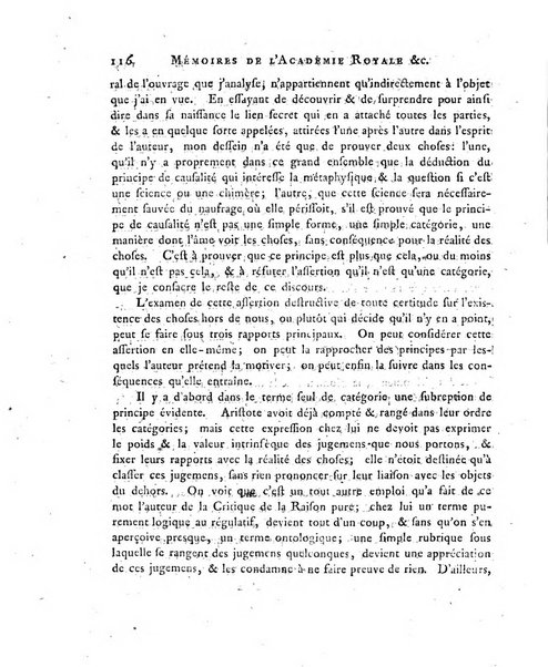 Memoires de l'Academie royale des sciences et belles lettres depuis l'avenement de Frederic Guillaume 2. au throne