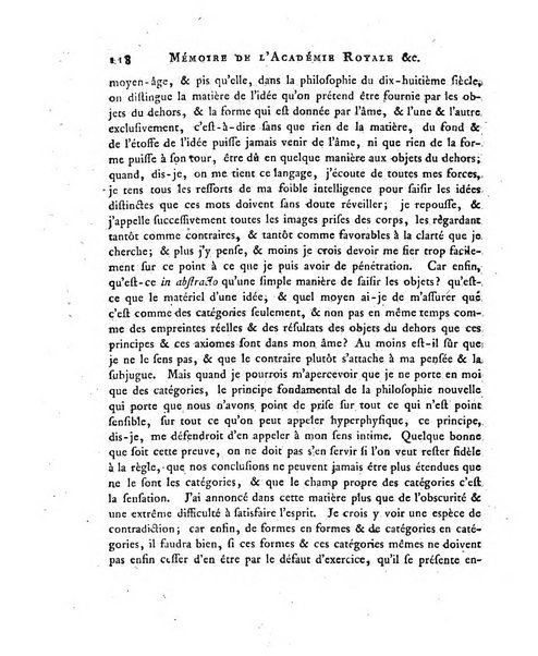 Memoires de l'Academie royale des sciences et belles lettres depuis l'avenement de Frederic Guillaume 2. au throne