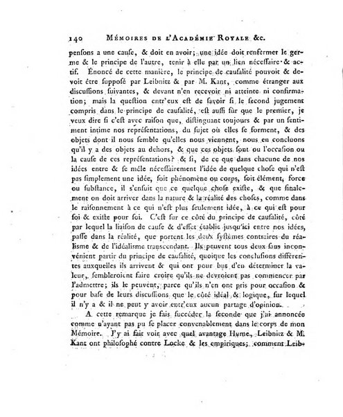 Memoires de l'Academie royale des sciences et belles lettres depuis l'avenement de Frederic Guillaume 2. au throne