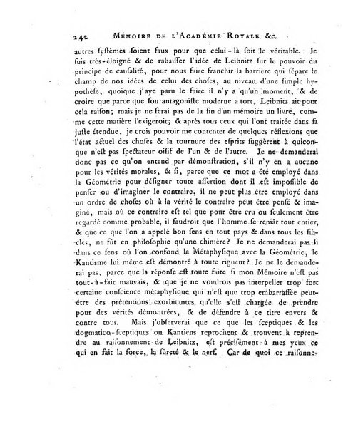 Memoires de l'Academie royale des sciences et belles lettres depuis l'avenement de Frederic Guillaume 2. au throne