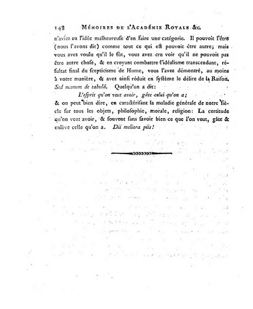 Memoires de l'Academie royale des sciences et belles lettres depuis l'avenement de Frederic Guillaume 2. au throne