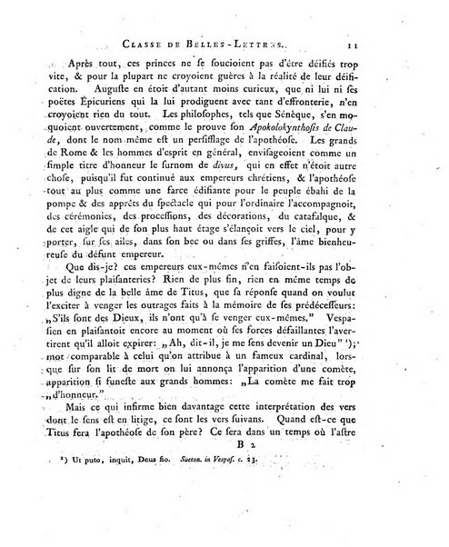 Memoires de l'Academie royale des sciences et belles lettres depuis l'avenement de Frederic Guillaume 2. au throne