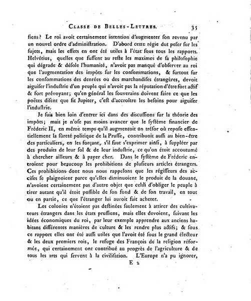 Memoires de l'Academie royale des sciences et belles lettres depuis l'avenement de Frederic Guillaume 2. au throne