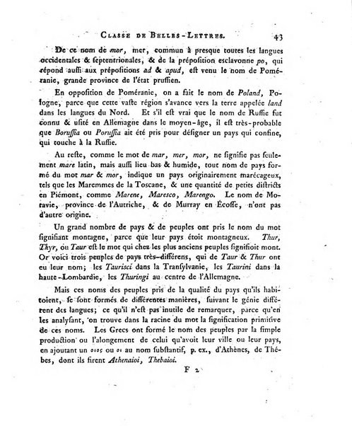 Memoires de l'Academie royale des sciences et belles lettres depuis l'avenement de Frederic Guillaume 2. au throne