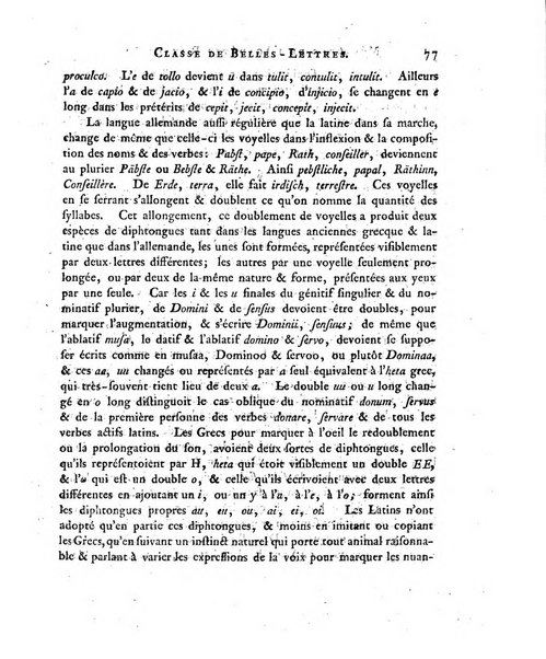 Memoires de l'Academie royale des sciences et belles lettres depuis l'avenement de Frederic Guillaume 2. au throne