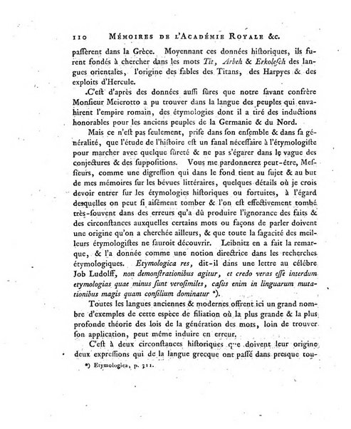 Memoires de l'Academie royale des sciences et belles lettres depuis l'avenement de Frederic Guillaume 2. au throne