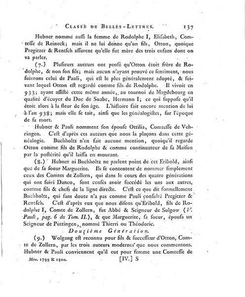 Memoires de l'Academie royale des sciences et belles lettres depuis l'avenement de Frederic Guillaume 2. au throne