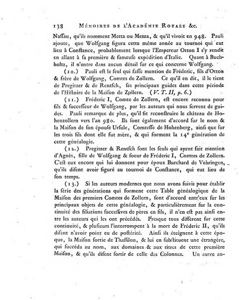 Memoires de l'Academie royale des sciences et belles lettres depuis l'avenement de Frederic Guillaume 2. au throne