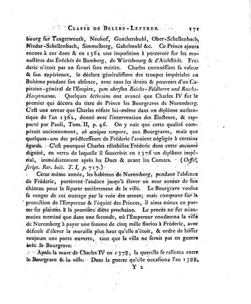 Memoires de l'Academie royale des sciences et belles lettres depuis l'avenement de Frederic Guillaume 2. au throne