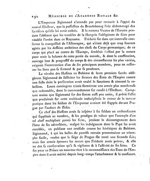 Memoires de l'Academie royale des sciences et belles lettres depuis l'avenement de Frederic Guillaume 2. au throne