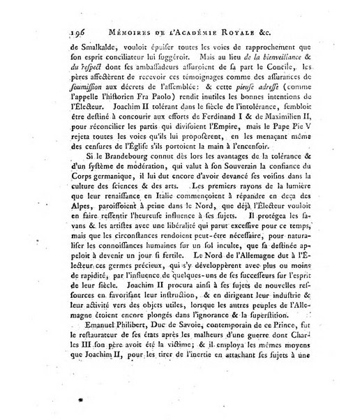 Memoires de l'Academie royale des sciences et belles lettres depuis l'avenement de Frederic Guillaume 2. au throne