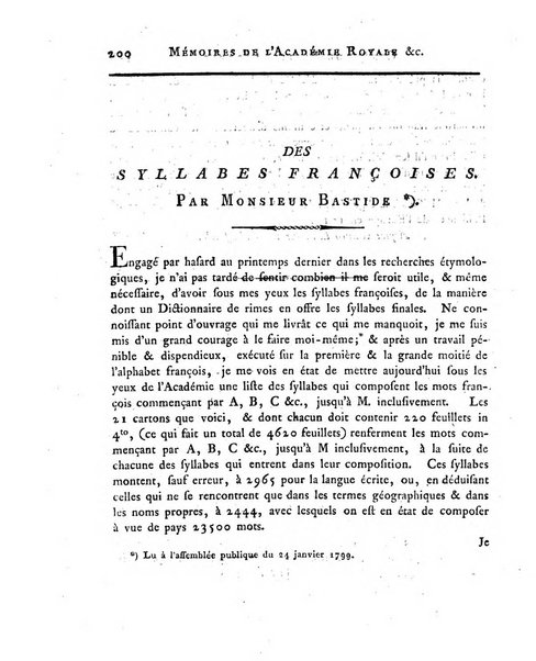 Memoires de l'Academie royale des sciences et belles lettres depuis l'avenement de Frederic Guillaume 2. au throne