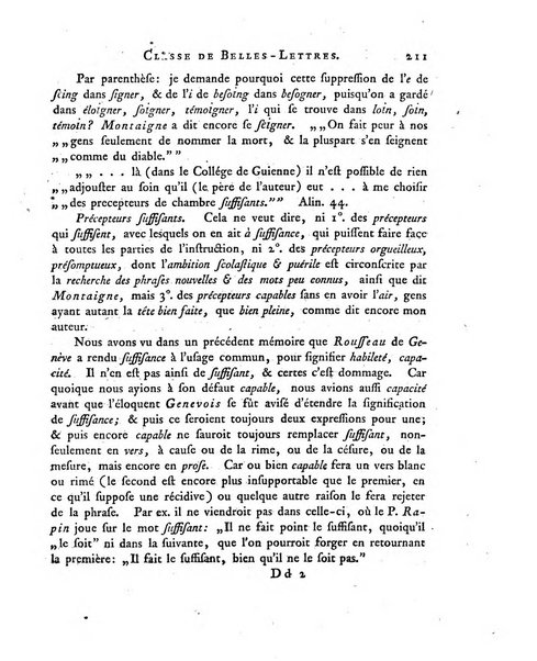 Memoires de l'Academie royale des sciences et belles lettres depuis l'avenement de Frederic Guillaume 2. au throne