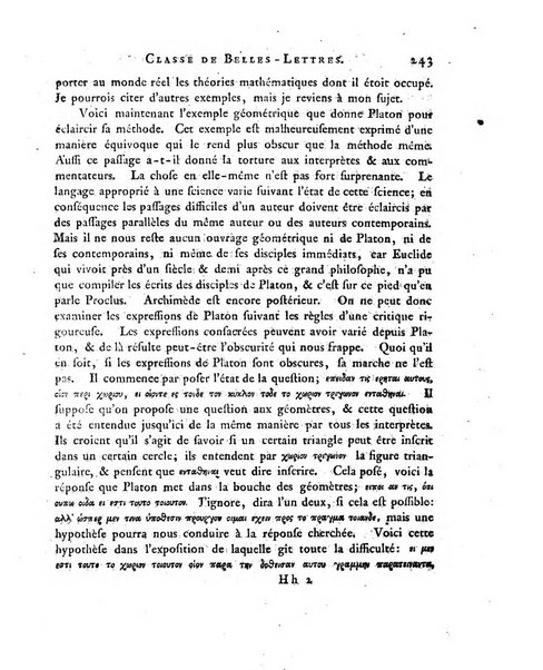 Memoires de l'Academie royale des sciences et belles lettres depuis l'avenement de Frederic Guillaume 2. au throne