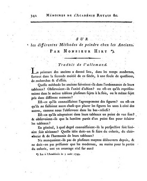 Memoires de l'Academie royale des sciences et belles lettres depuis l'avenement de Frederic Guillaume 2. au throne