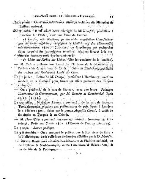 Memoires de l'Academie royale des sciences et belles lettres depuis l'avenement de Frederic Guillaume 2. au throne