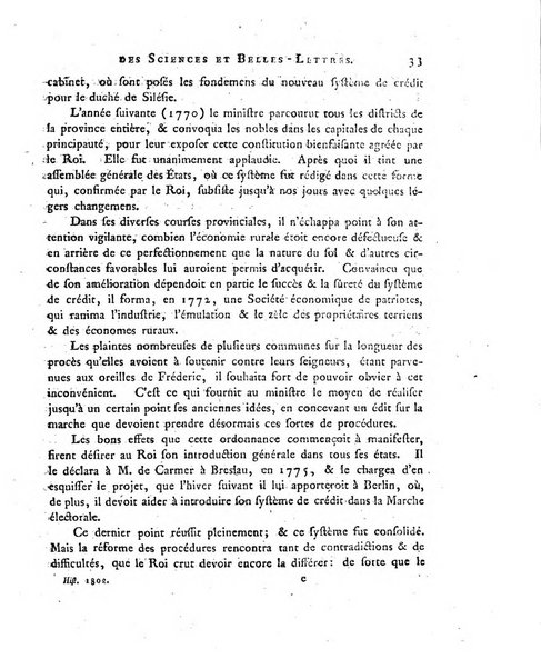 Memoires de l'Academie royale des sciences et belles lettres depuis l'avenement de Frederic Guillaume 2. au throne