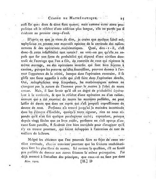 Memoires de l'Academie royale des sciences et belles lettres depuis l'avenement de Frederic Guillaume 2. au throne