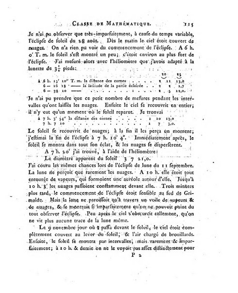 Memoires de l'Academie royale des sciences et belles lettres depuis l'avenement de Frederic Guillaume 2. au throne