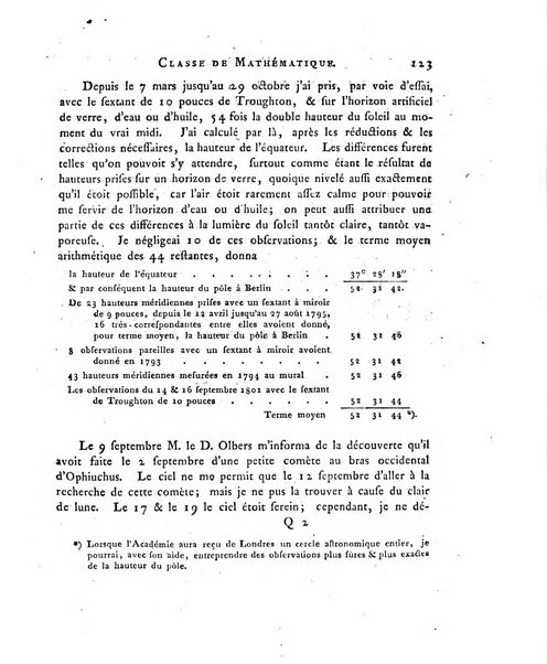 Memoires de l'Academie royale des sciences et belles lettres depuis l'avenement de Frederic Guillaume 2. au throne