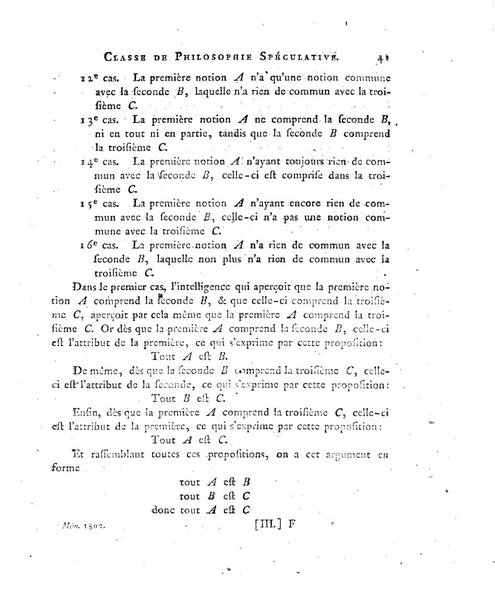 Memoires de l'Academie royale des sciences et belles lettres depuis l'avenement de Frederic Guillaume 2. au throne