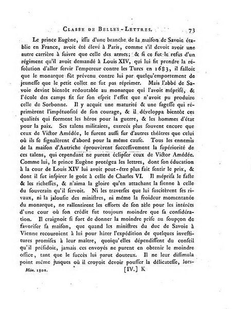 Memoires de l'Academie royale des sciences et belles lettres depuis l'avenement de Frederic Guillaume 2. au throne