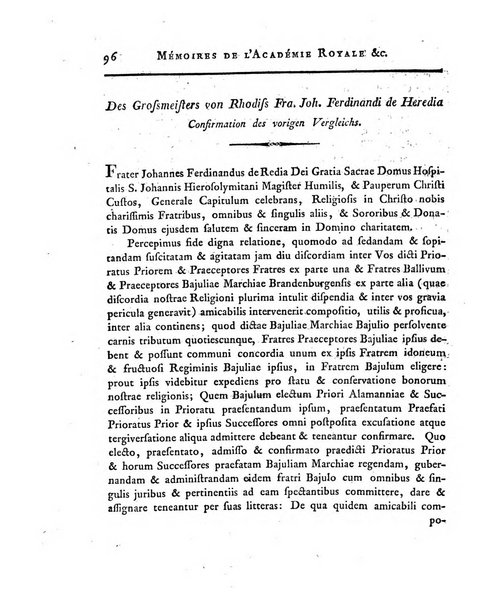 Memoires de l'Academie royale des sciences et belles lettres depuis l'avenement de Frederic Guillaume 2. au throne