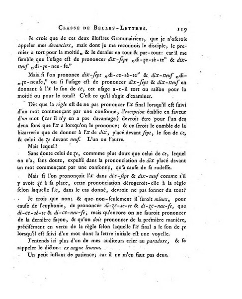 Memoires de l'Academie royale des sciences et belles lettres depuis l'avenement de Frederic Guillaume 2. au throne