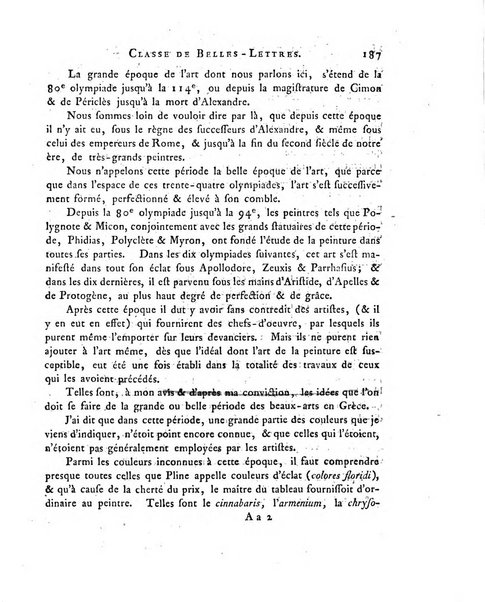 Memoires de l'Academie royale des sciences et belles lettres depuis l'avenement de Frederic Guillaume 2. au throne