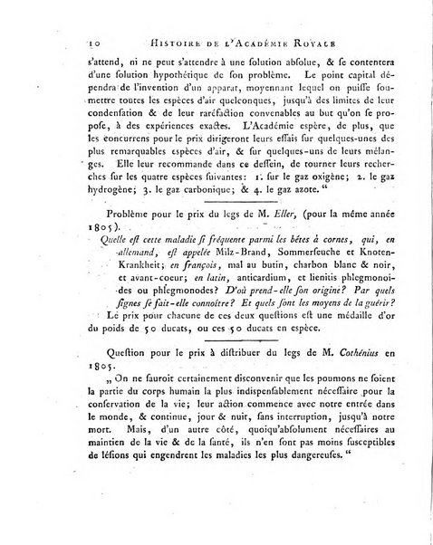 Memoires de l'Academie royale des sciences et belles lettres depuis l'avenement de Frederic Guillaume 2. au throne