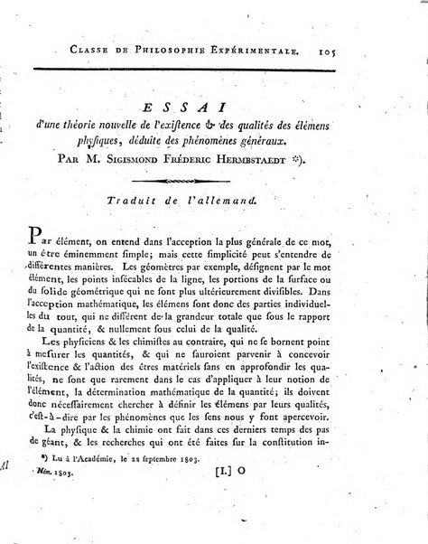 Memoires de l'Academie royale des sciences et belles lettres depuis l'avenement de Frederic Guillaume 2. au throne