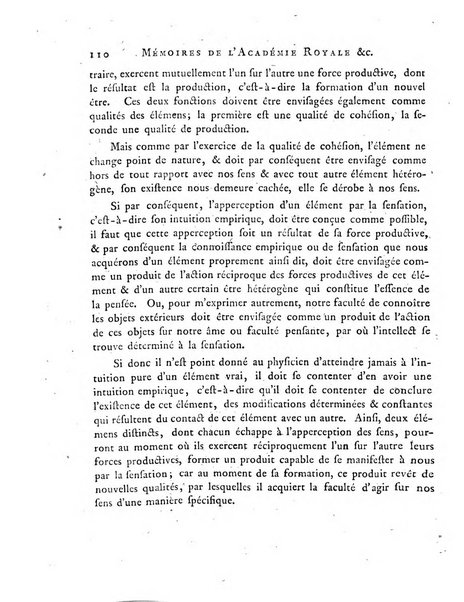 Memoires de l'Academie royale des sciences et belles lettres depuis l'avenement de Frederic Guillaume 2. au throne