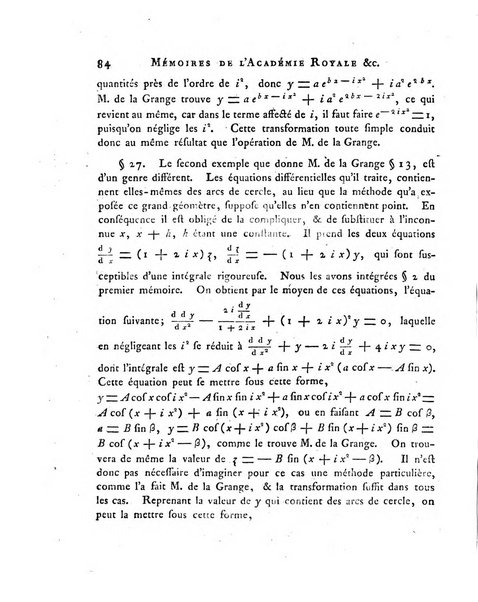 Memoires de l'Academie royale des sciences et belles lettres depuis l'avenement de Frederic Guillaume 2. au throne