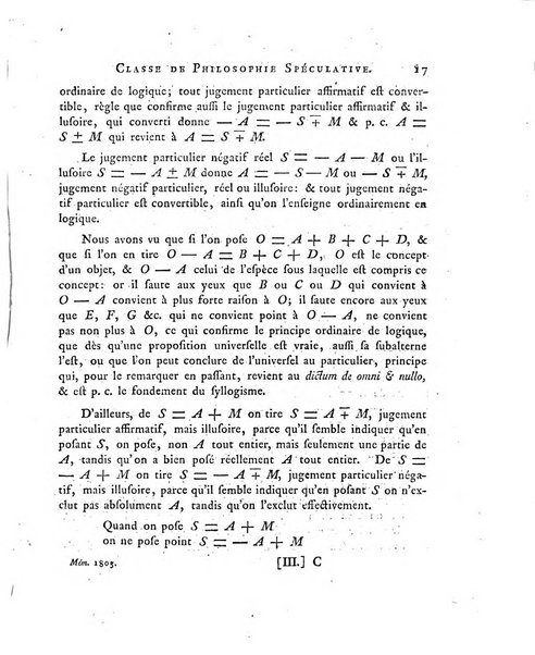 Memoires de l'Academie royale des sciences et belles lettres depuis l'avenement de Frederic Guillaume 2. au throne