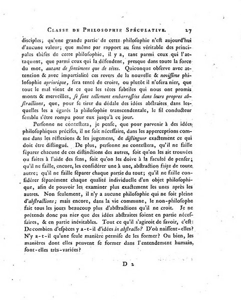 Memoires de l'Academie royale des sciences et belles lettres depuis l'avenement de Frederic Guillaume 2. au throne