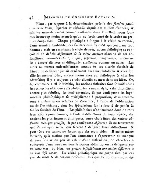 Memoires de l'Academie royale des sciences et belles lettres depuis l'avenement de Frederic Guillaume 2. au throne