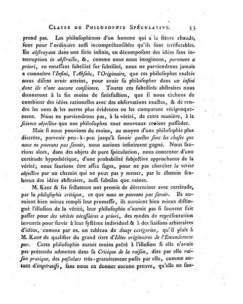 Memoires de l'Academie royale des sciences et belles lettres depuis l'avenement de Frederic Guillaume 2. au throne