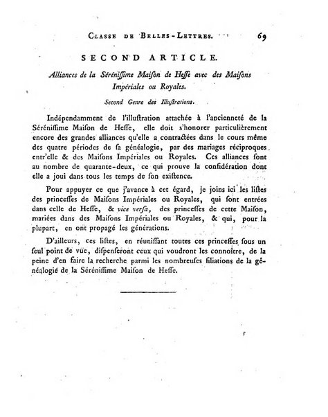 Memoires de l'Academie royale des sciences et belles lettres depuis l'avenement de Frederic Guillaume 2. au throne