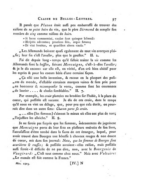 Memoires de l'Academie royale des sciences et belles lettres depuis l'avenement de Frederic Guillaume 2. au throne