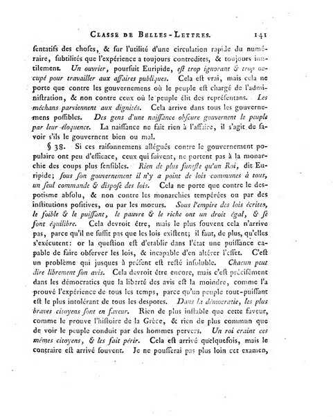 Memoires de l'Academie royale des sciences et belles lettres depuis l'avenement de Frederic Guillaume 2. au throne