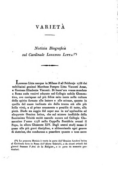 Memorie di religione, di morale e di letteratura