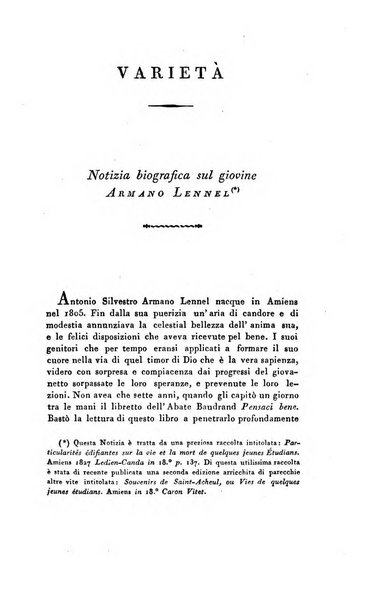 Memorie di religione, di morale e di letteratura