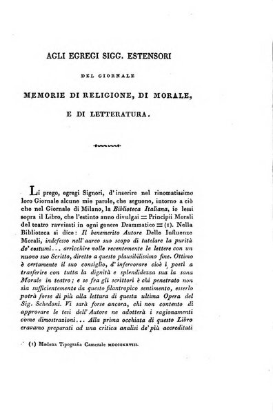 Memorie di religione, di morale e di letteratura