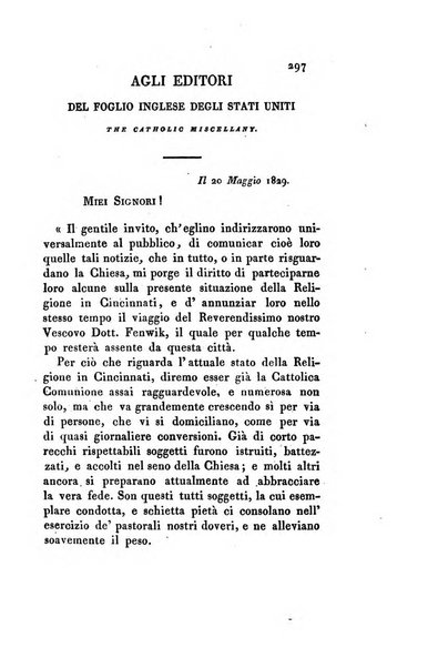 Memorie di religione, di morale e di letteratura