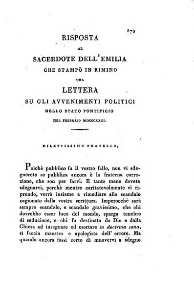 Memorie di religione, di morale e di letteratura