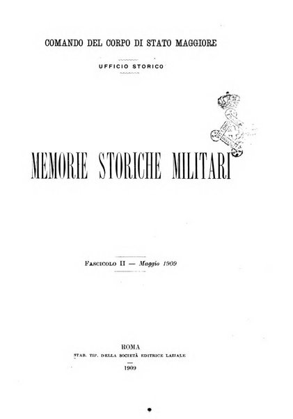 Memorie storiche militari