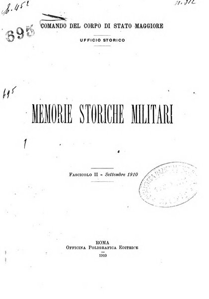 Memorie storiche militari